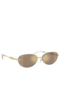Okulary przeciwsłoneczne Michael Kors Manchester 0MK1151 10145A Złoty ze sklepu eobuwie.pl w kategorii Okulary przeciwsłoneczne damskie - zdjęcie 180419329