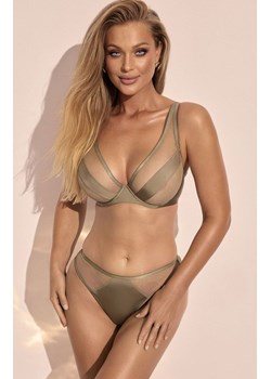 Kinga stringi tanga Lou B-1181/2, Kolor khaki, Rozmiar L, Kinga ze sklepu Intymna w kategorii Majtki damskie - zdjęcie 180419758