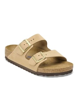 Birkenstock Skórzane klapki &quot;Arizona&quot; w kolorze beżowym ze sklepu Limango Polska w kategorii Klapki damskie - zdjęcie 180419968
