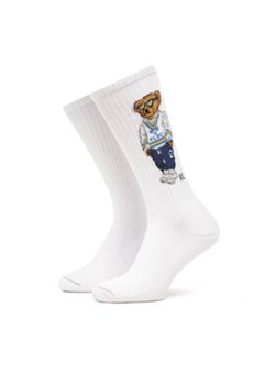 Polo Ralph Lauren Skarpety Wysokie Męskie 449973027002 Biały ze sklepu MODIVO w kategorii Skarpetki męskie - zdjęcie 180420149
