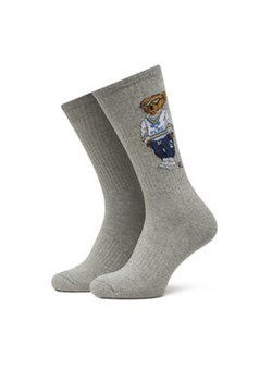 Polo Ralph Lauren Skarpety Wysokie Męskie 449973027001 Szary ze sklepu MODIVO w kategorii Skarpetki męskie - zdjęcie 180420229