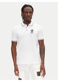 Aeronautica Militare Polo 251PO1850P191 Biały Slim Fit ze sklepu MODIVO w kategorii T-shirty męskie - zdjęcie 180420877