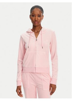 Juicy Couture Bluza Robertson JCAP176 Różowy Slim Fit ze sklepu MODIVO w kategorii Bluzy damskie - zdjęcie 180420928