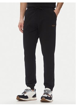 Aeronautica Militare Spodnie dresowe 251PF872F459 Czarny Regular Fit ze sklepu MODIVO w kategorii Spodnie męskie - zdjęcie 180422335