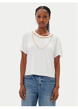 MET T-Shirt M10 262TP Biały Regular Fit ze sklepu MODIVO w kategorii Bluzki damskie - zdjęcie 180422777