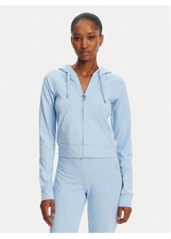 Juicy Couture Bluza Ola JCWAS125310 Błękitny Slim Fit ze sklepu MODIVO w kategorii Bluzy damskie - zdjęcie 180423005