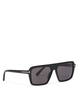 Tom Ford Okulary przeciwsłoneczne Vincent FT1176 01A Czarny ze sklepu MODIVO w kategorii Okulary przeciwsłoneczne męskie - zdjęcie 180423487