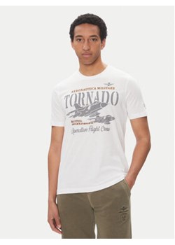Aeronautica Militare T-Shirt 251TS2405J641 Biały Regular Fit ze sklepu MODIVO w kategorii T-shirty męskie - zdjęcie 180423738
