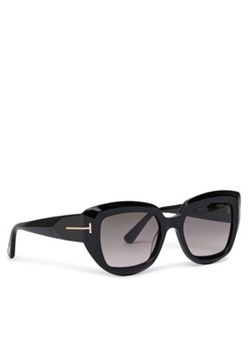 Tom Ford Okulary przeciwsłoneczne Satzman FT1192 01B Czarny ze sklepu MODIVO w kategorii Okulary przeciwsłoneczne damskie - zdjęcie 180424907