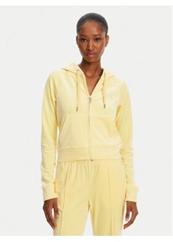 Juicy Couture Bluza Madison JCWA122001 Żółty Slim Fit ze sklepu MODIVO w kategorii Bluzy damskie - zdjęcie 180425119