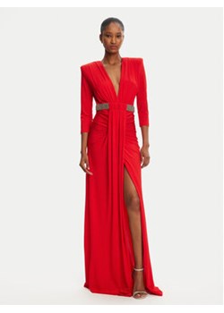 Babylon Sukienka wieczorowa S00862 Czerwony Regular Fit ze sklepu MODIVO w kategorii Sukienki - zdjęcie 180425539