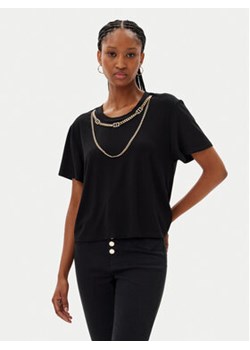 MET T-Shirt M10 262TP Czarny Regular Fit ze sklepu MODIVO w kategorii Bluzki damskie - zdjęcie 180425547