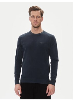 Aeronautica Militare Sweter 251MA1556L560 Granatowy Regular Fit ze sklepu MODIVO w kategorii Swetry męskie - zdjęcie 180425806