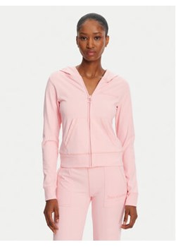 Juicy Couture Bluza Active JCSAS125401 Różowy Slim Fit ze sklepu MODIVO w kategorii Bluzy damskie - zdjęcie 180426389