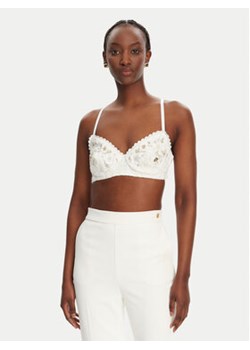 Elisabetta Franchi Top RG00252E2 360 Biały Slim Fit ze sklepu MODIVO w kategorii Bluzki damskie - zdjęcie 180426455