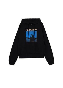 Cropp - Czarna bluza hoodie Billie Eilish UNISEX - czarny ze sklepu Cropp w kategorii Bluzy damskie - zdjęcie 180427197