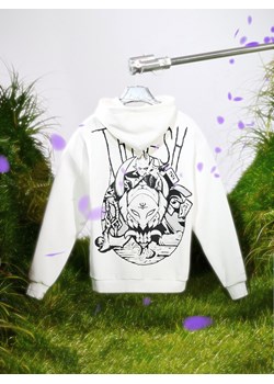Cropp - Bluza hoodie z Treshem z League of Legends - kremowy ze sklepu Cropp w kategorii Bluzy damskie - zdjęcie 180427219