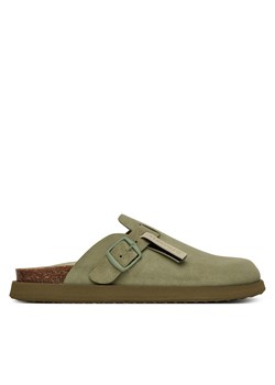 Klapki D.Franklin DFSH407002 Khaki ze sklepu eobuwie.pl w kategorii Klapki damskie - zdjęcie 180428817