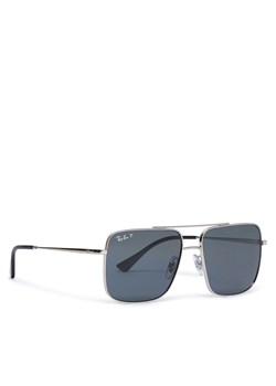 Okulary przeciwsłoneczne Ray-Ban 0RB3758 003/81 Srebrny ze sklepu eobuwie.pl w kategorii Okulary przeciwsłoneczne męskie - zdjęcie 180428939