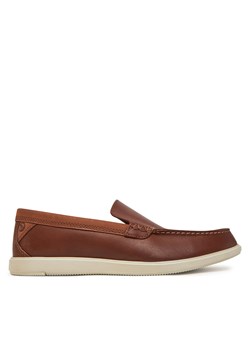 Mokasyny Clarks Bratton Loafer 26181279 Brązowy ze sklepu eobuwie.pl w kategorii Mokasyny męskie - zdjęcie 180428977