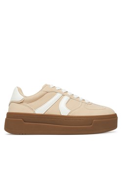 Sneakersy DeeZee AM2518 Beżowy ze sklepu eobuwie.pl w kategorii Buty sportowe damskie - zdjęcie 180428986