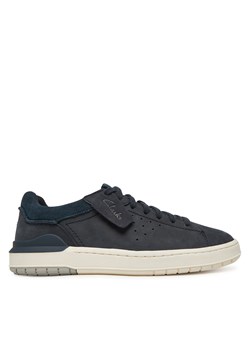 Sneakersy Clarks Courtlite2 Run 26181323 Granatowy ze sklepu eobuwie.pl w kategorii Buty sportowe męskie - zdjęcie 180428988