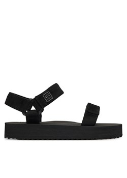 Sandały Armani Exchange XDP064 XV928 00002 Czarny ze sklepu eobuwie.pl w kategorii Sandały damskie - zdjęcie 180429005