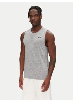 Under Armour Tank top Tech 1382795 Szary Regular Fit ze sklepu MODIVO w kategorii T-shirty męskie - zdjęcie 180433478