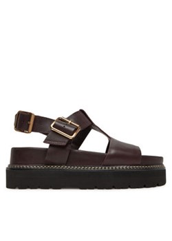 Clarks Sandały Orianna Sky 26181455 Bordowy ze sklepu MODIVO w kategorii Sandały damskie - zdjęcie 180433728