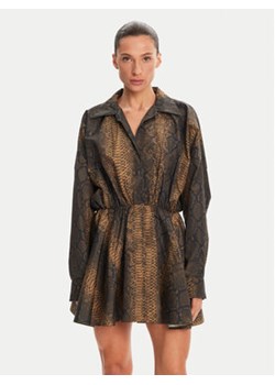 NORMA KAMALI Sukienka codzienna ST4243PHA71302 Brązowy Relaxed Fit ze sklepu MODIVO w kategorii Sukienki - zdjęcie 180433845