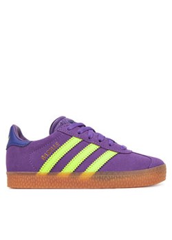 adidas Sneakersy Gazelle JP7131 Fioletowy ze sklepu MODIVO w kategorii Buty sportowe dziecięce - zdjęcie 180434455