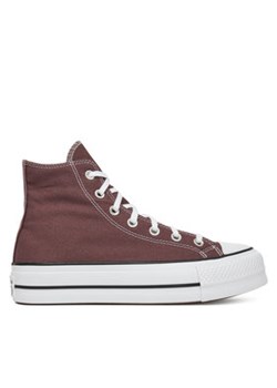 Converse Trampki Chuck Taylor All Star Lift Platform A10646C Bordowy ze sklepu MODIVO w kategorii Trampki damskie - zdjęcie 180434576