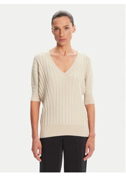 Morgan Sweter 251-MINSPI Beżowy Regular Fit ze sklepu MODIVO w kategorii Swetry damskie - zdjęcie 180434668