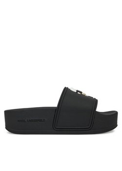 KARL LAGERFELD Klapki Kondo Maxi KL80805A Czarny ze sklepu MODIVO w kategorii Klapki damskie - zdjęcie 180434775