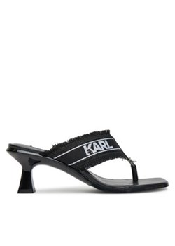 KARL LAGERFELD Japonki Panache II KL30104 Czarny ze sklepu MODIVO w kategorii Klapki damskie - zdjęcie 180434816