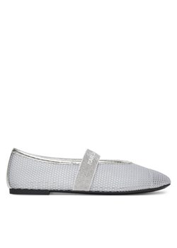 KARL LAGERFELD Baleriny KL40125 Srebrny ze sklepu MODIVO w kategorii Balerinki - zdjęcie 180435057