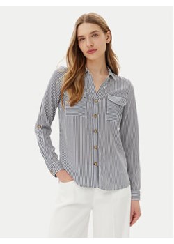 Vero Moda Koszula Bumpy 10275283 Granatowy Regular Fit ze sklepu MODIVO w kategorii Koszule damskie - zdjęcie 180435367