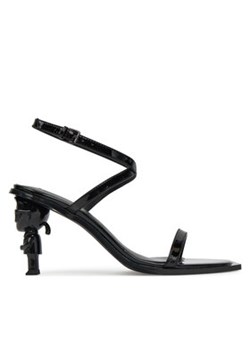 KARL LAGERFELD Sandały Nft Heel KL39115 Czarny ze sklepu MODIVO w kategorii Sandały damskie - zdjęcie 180435397