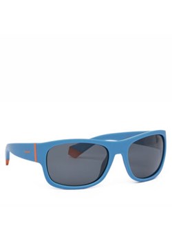 Polaroid Okulary przeciwsłoneczne PLD 8064/S 207818 Niebieski ze sklepu MODIVO w kategorii Okulary przeciwsłoneczne dziecięce - zdjęcie 180436066