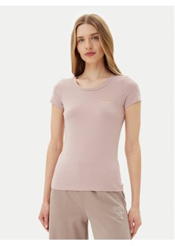 EA7 Emporio Armani T-Shirt 8NTT65 TJDQZ U4079 Różowy Regular Fit ze sklepu MODIVO w kategorii Bluzki damskie - zdjęcie 180436108
