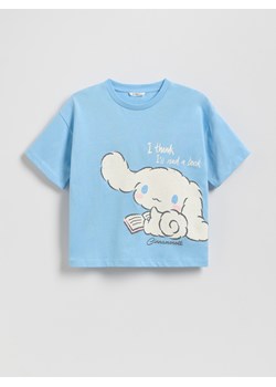 Reserved - T-shirt Cinnamoroll - jasnoniebieski ze sklepu Reserved w kategorii Bluzki dziewczęce - zdjęcie 180436498