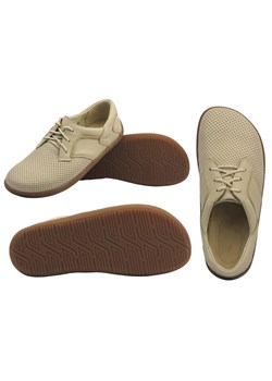 Wygodne półbuty damskie BareFoot Helios Komfort 715-2B, ecru ze sklepu ulubioneobuwie w kategorii Półbuty damskie - zdjęcie 180436797