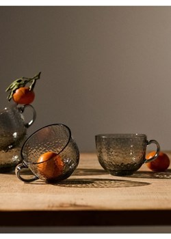 Sinsay - Strukturalne kubki 4 pack - szary ze sklepu Sinsay w kategorii Kubki - zdjęcie 180437779