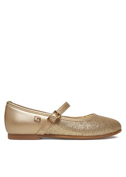 Baleriny Tommy Hilfiger Ballerina T4A3-33930-0572 M Złoty ze sklepu eobuwie.pl w kategorii Balerinki - zdjęcie 180437899