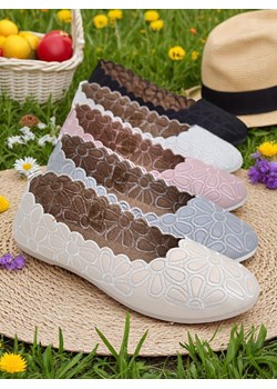 Royalfashion Kwiatowe damskie baleriny Magerro ze sklepu royalfashion.pl w kategorii Balerinki - zdjęcie 180439516