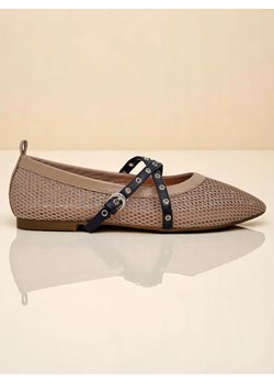 Royalfashion Damskie baleriny ażurowe z paseczkiem Evanne ze sklepu royalfashion.pl w kategorii Balerinki - zdjęcie 180439716