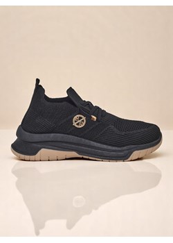 Royalfashion Wsuwane damskie materiałowe buty sportowe Teletta ze sklepu royalfashion.pl w kategorii Buty sportowe damskie - zdjęcie 180439735