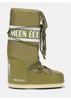 Moon Boot Kozaki zimowe &quot;Icon&quot; w kolorze khaki ze sklepu Limango Polska w kategorii Śniegowce damskie - zdjęcie 180439907