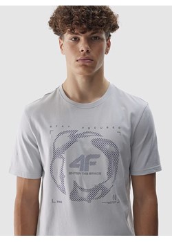 4F Koszulka w kolorze szarym ze sklepu Limango Polska w kategorii T-shirty męskie - zdjęcie 180439987