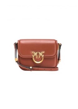 PINKO Torba Love Box Bag Fl Mini PE 25 PLTT 104297 A26L Brązowy ze sklepu MODIVO w kategorii Listonoszki - zdjęcie 180440438